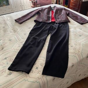 3 piece suit-Jacket pants and top
